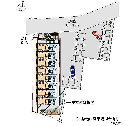 ★手数料０円★富士宮市宮原　月極駐車場（LP）